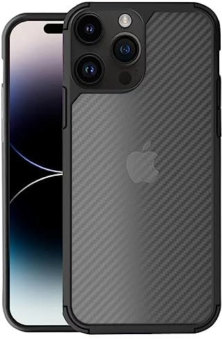 TEOPHA Case for iPhone 14 Pro,(6.1-inch) Carbon Fiber iPhone 14 Pro Case,Durable,Washable,Anti-Fingerprint,Anti-Scratch,Dustproof,lightweight,Non-Slip,Shockproof Protective Cover for iPhone 14 Pro