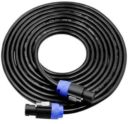 Hsthe Sea 1m Speakon To Speakon Speaker Cable Speakon Male To Male Jack Speaker Break Out Twist Lock Audio Cable For DJ PA Connector