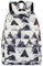Mädchen Schulrucksack Modischer Freizeitrucksack für Frauen Teenager Jungen Wasserdicht Tasche Schulranzen Tagesrucksack mit Laptopfach Grauer Berg