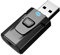 Eighosee 4 in 1 USB Bluetooth Transmitter Receiver with Mic Handsfree Calling 3.5mm Aux Stereo Wireless Audio Adapter