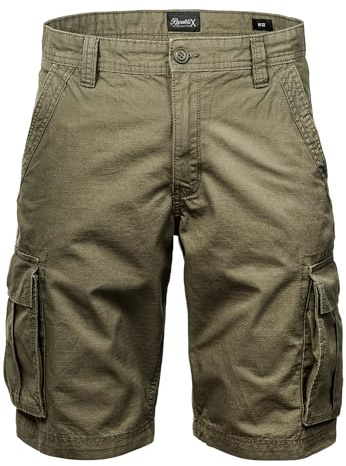 REPUBLIX Herren Cargoshorts Männer Kurze Bermuda Hose Regular Fit R7027