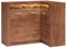 Eckkommode Sideboard Eckschrank Kommode Wohnzimmerschrank Anrichte Aufbewahrunsschrank modern in braun