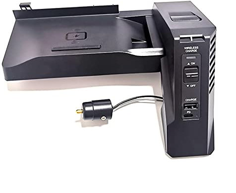 DEMULAX Support de Charge de Chargeur de téléphone Rapide sans Fil QI for Voiture, for, for Mercedes-Benz, for W166 C292 X166 GLE GLS GL ML 2012 – 2019 Station de Recharge sans Fil