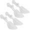 Amexo Schuhspanner Kunststoff 34-40 Schuhgröße, 2 Paar Transparent Schuhspanner Tragbare Schuhdehner, Verstellbare Schuhspanner Stiefelspanner Schuhweiter für Damen (22-28cm)