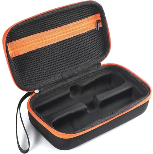 Funmo Geeignet für JBL PARTYBOX Wireless Wireless Dual Mikrofon, Handheld Dual Mic Reisetasche, Tragbarer Mikrofonspeicher Eva Hartschalenkoffer Außenkoffer