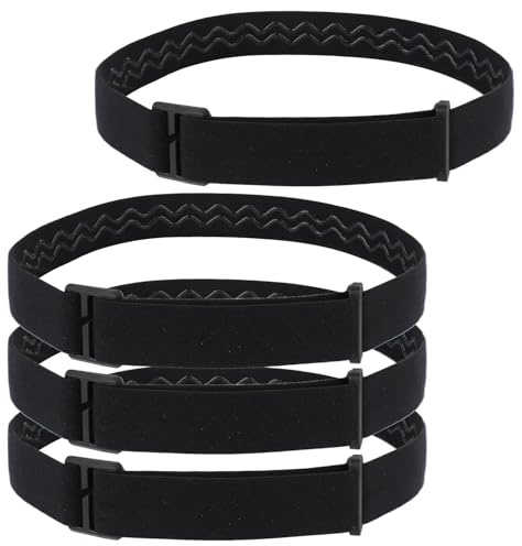 4pcs Sangle Élastique pour Lampe Frontale, Bandeau de Rechange pour Sangle de Lampe Frontale Ceinture de Confort pour Lampe Frontale Support de Sangle de Lampe Frontale pour Black Diamond Petzl
