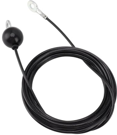 Naroote Exercise Roller Improves Strength Steel Cable Replacement Gym Cable Black for Home (4m / 13.1ft)