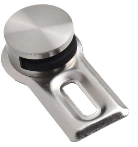 Glas-Clip-Halterung zum Aufhängen an der Wand, 4 Stück, Glasklemme, Spiegelhalter zur Befestigung von Glasbildern, Acryl, mit langen Füßen, Gummieinsätzen
