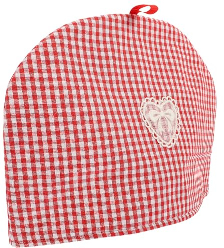Milisten Teewärmer und Kannenwärmer aus Stoff mit Isolierung 35x25cm für Teekanne Staubschutz im Haushalt