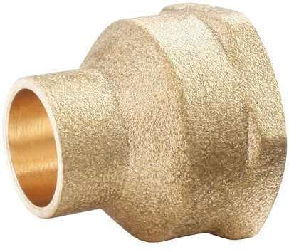 SOMATHERM FOR YOU - Raccords laiton à souder - Raccord droit Ø14 - Femelle 12/17