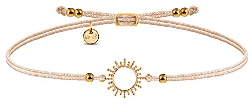 Armband Sonne 925 Silber vergoldet gold Geschenk