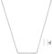 Purelei® Kaula Hao Halskette & Ohrringe Set (Silber & Rosegold) (Silber)