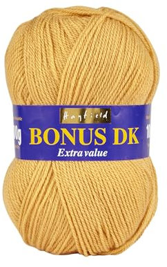 Sirdar Hayfield Bonus DK Double Knitting Yarn, Blonde (579), 100g