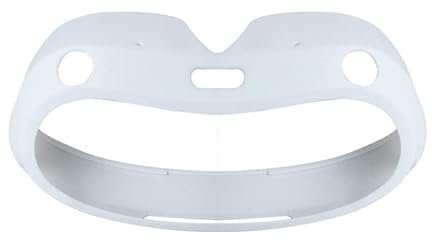 VR Headset Protective Cover Silicone Front Face Shell For Pico 4,Soft Protector Shell Skin (White)