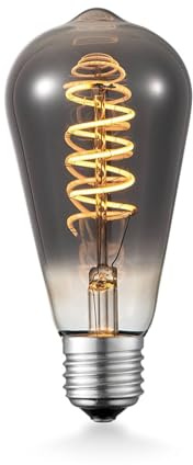 Lucande LED E27 Lampe 4W St64 aus Glas (E27) - Leuchtmittel Lampen Energiesparlampe