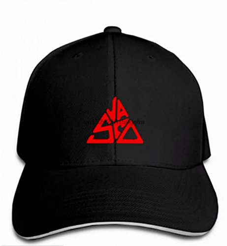 FUWIND Jahrgang Baseball Kappe 3D Printed Baseball Cap Herren Vasco Rossi Kein Gefahr Druck Rot Musik Pure Snapback?Hat?Outdoor Peaked Sport Hat Gifts for Hip-hop Lovers Geburtstag Geschenk