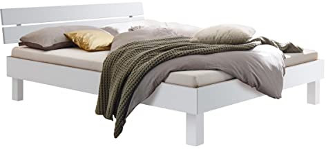 Hasena Trento Bett Prato 20 Kopfteil Ello Buche weiß deckend 120x200