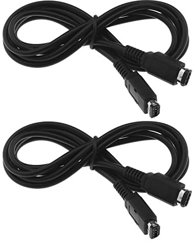 Create idea 2 Stück 2 Player Link Kabel Verbindungskabel GBC Verbindungsleitung kompatibel mit Nintendo Game Boy Color/GBC Konsolen 1,2 m