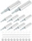QWORK® 10 Pieces Push to Open Door Catches cabinets, Soft Close Magnetic Door Catch, Screw Fixing, for Drawers, Dressers