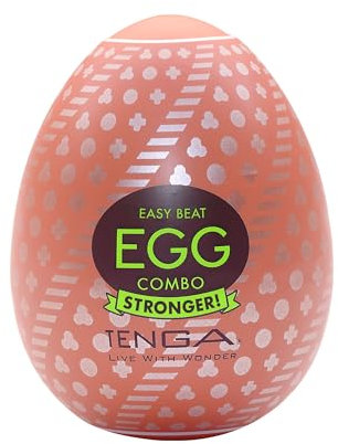 TENGA EGG Hard Combo Masturbator für Männer - Masturbationshilfe in diskreter Verpackung - Einwegprodukt - 1 Ei (1er Pack)