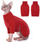 IECOii Hundepullover - Warmer Rollkragen Pullover für Kleine, Mittelgroße & Große Hunde - Winter Hundebekleidung für Chihuahua, Französische Bulldogge & Labrador