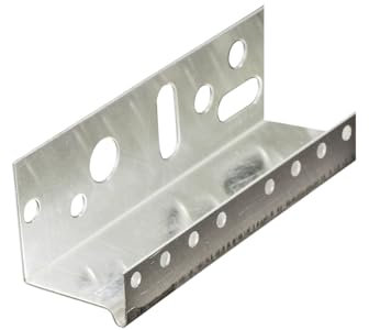 5x Handelskönig Alu-Sockelprofil 80 mm je 200 cm = 10 lfdm Abschlussprofil EPS Sockelschiene mit Tropfkante