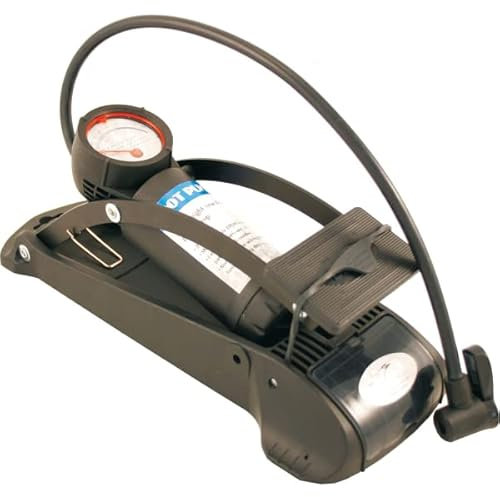 BETO POMPA A Pedale C/MANOMETRO Luftpumpe, Sport, Mehrfarbig (Mehrfarbig), Einheitsgröße