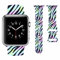 Vozehui Kompatibel für Apple Watch Silikon Armband 49mm 45mm 44mm 42mm, Kuh Leopard Zebra Animal Print Soft Band Kompatibel mit iWatch Apple Watch Armband SE Serie 9 8 7 6 5 4 3 2 1, Zebramuster