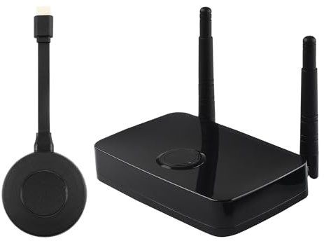Rordigo Extenseur Réseau Vidéo 100M 1080P 60Hz avec Sortie VGA pour TV, Projecteur, Moniteur PC, Ordinateur Portable, HDTV, Facile à Utiliser