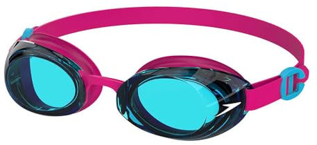 Speedo Jet 2.0 Occhialini per Unisex Bambini, Electric Pink/Azure Blue, One Size