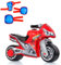 MOLTO Laufmotorrad Cross rot + blaue Schutzvorrichtungen | Motorrad Laufen für alle Arten von Gelände | Sicheres und robustes Spielzeug | fördert die gesunde Entwicklung von Jungen und Mädchen | ab 18