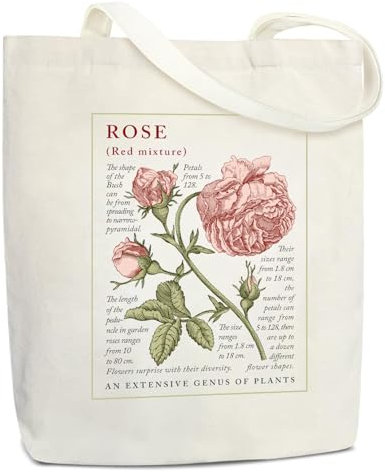 Lidxfeo Canvas Tote Bag mit Reißverschluss, Faltbar Einkaufstasche Große, Baumwolle Stofftasche Aesthetic Damen, Jutebeutel Bedruckt mit Innentaschen, für Arbeit, Einkaufen, Schule und Alltag