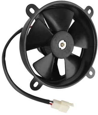 Radiateur Moto Ventilateur pour ATV Quad Go Kart Buggy Motocross 12V Moteur Radiateur pour 150cc-250cc Moto Accessoires Ventilateur De Refroidissement De Moto Refroidisseur D'huile