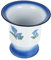 COLLBATH 1 Stück Vintage Emaille-Spucknapf chinesischer Nachttopf tragbares Urinal Nachttopf für Zuhause Urinaufbewahrungstopf weiß stabiles Design leicht zu reinigen