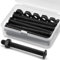 (6 Ensembles) M8 x 70mm Boulons et écrous à Tête Creuse Kit 304 Acier Inoxydable Oxyde Noir, Boulons de Meubles, Vis de Connecteur Pour Meubles