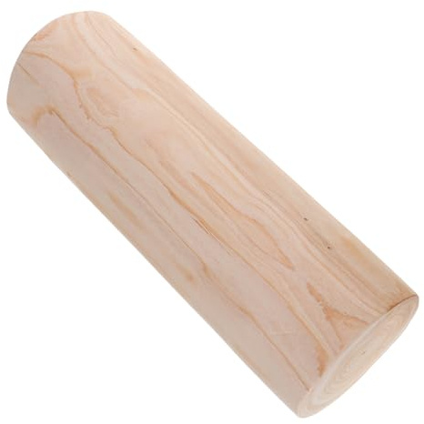 Happyyami Decorative Wooden Fence Posts Garden Edging Fence Planter Tea Light Holder for Garden