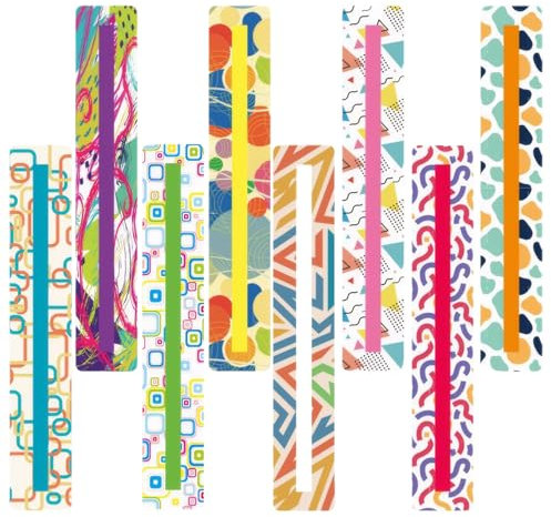 Leselineal 8 PCS Lesehilfe Kinder Lesehilfe Kinder 1 Klasse Leselineal Kinder mit Lesefenster Lesehilfe Lineal Geeignet für Kinder Studenten Buchliebhaber und Legastheniker (19 * 3,2 cm