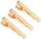 Ymapinc Lot de 3 pinces à cravate dorées uniques pour homme - Épingle à cravate - Cadeau de mariage, réunions, rendez-vous galant, usage quotidien, Medium, Métal non précieux, Pas de gemme
