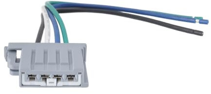 eMagTech 1x Connecteur de Prise de Feu Arrière à 4 Broches pour Réparation de Support D'ampoule de Feu Arrière Connecteur de Fil de Prise de Courant Compatible avec Ford Mondeo Mk4