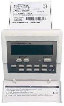 QCKRTAU Accesorios De Aire Acondicionado, Panel De Control Comunicador del Controlador De Cable del Aire Acondicionado Central, Compatible con Mitsubishi, PAR-21MAA