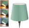 Nulmvic Lampada per Bottiglia LED Ricaricabile - 5200mAh Lampada da Tavolo Senza Fili Dimmerabile 3 Colori - IP54 Impermeabile Comando a Tocco per Interno Esterno Famiglia Ristorante Bar (Verde)