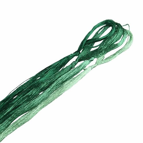 MINGGUXIUYI – 4 colori di fili in pura seta di gelso, 22 m ciascuno – Filato di seta premium per ricamo a mano, punto croce e artigianato artistico (03)