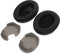 KOMBIUDA 2 Piezas Almohadillas de Repuesto para Auriculares Cojines de Oído y Cómodos Compatible con Mayoría de Auriculares Paquete de Negro