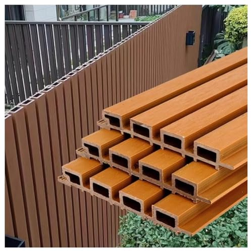 1 Stück Akustikplatten Aus Holzlamellen, Akustiklamellen-Wandpaneel, Freistehender, Spleißbarer Dekorationszaun, Sichtschutzzaun Aus Holz Für Den Außenbereich Für Küchentüren(Grau,22x120 cm)