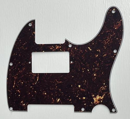 Schlagbrett kompatibel für Fender Esquire Telecaster 8-Loch PAF-Stil Gitarre (4-lagige, braune Schildkröte)