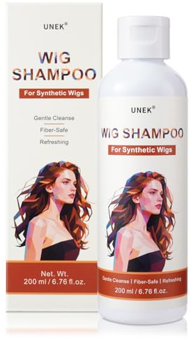 Perückenshampoo Kunsthaar – Sanftes Shampoo für synthetische Perücken, entfernt Gerüche, reduziert Frizz & statische Aufladung, Pflege für Cosplay- & Alltagsperücken, 250 ml