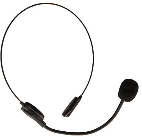 Homyl Fashion Black Mic Microphone Headset Toy Halloween Party Costume Prop Gift