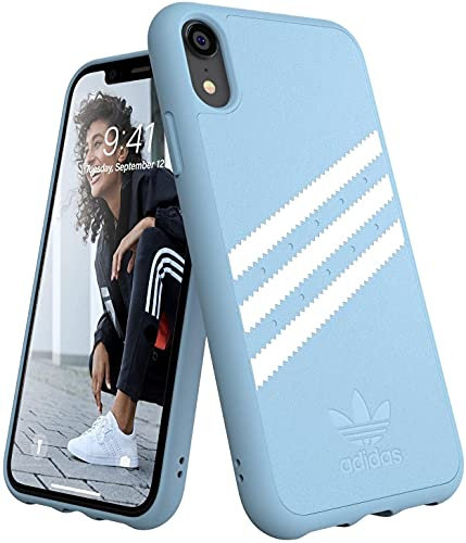 Adidas Originals OR Moulded Suède Case Blau für das iPhone Xr
