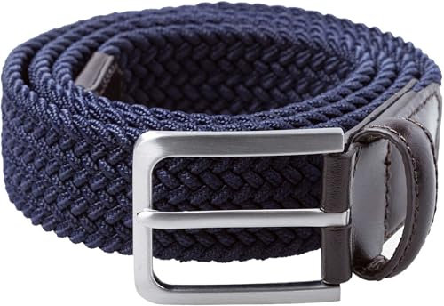 Brax Herren Hi Flex Elastisch Flecht Gürtel, 22 Navy, 115