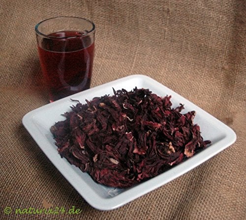Naturix24 – Hibiskusblüten ganz – 100g-Beutel
